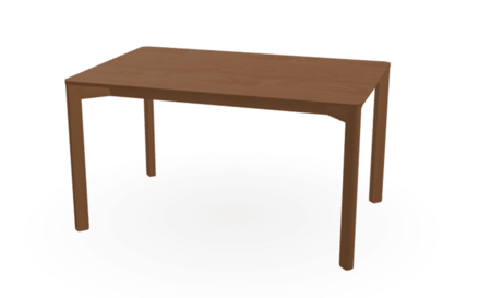 Ton Tisch Lasu - B114 nougat - 100 × 260 cm