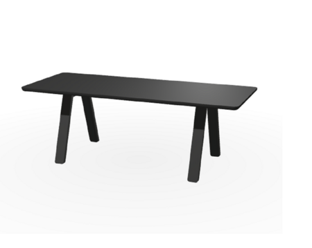 Ton Tisch Stelvio-Black Grain (B123)-90 x 220 cm