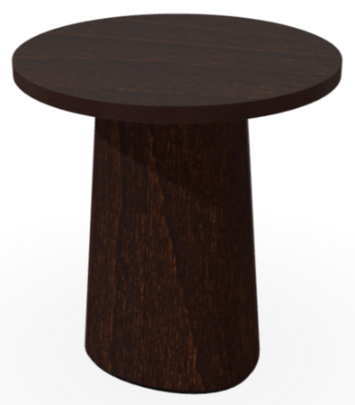 Ton p.o.v. coffee table 473 - Beistelltisch - B112 Dark Chocolate - B112 Dark Chocolate - Gerade Kante