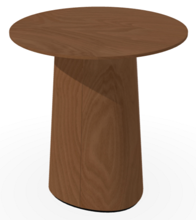 Ton p.o.v. coffee table 473 - Beistelltisch - B114 Nougat - B114 Nougat - Niedrige Abschrägung