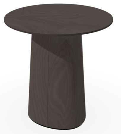 Ton p.o.v. coffee table 473 - Beistelltisch - B115 Granite - B115 Granite - Niedrige Abschrägung