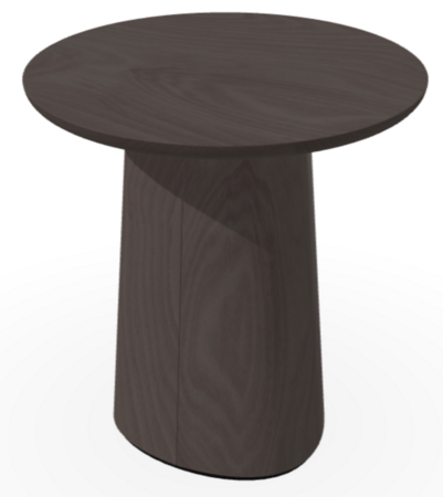 Ton p.o.v. coffee table 473 - Beistelltisch - B115 Granite - B115 Granite - Niedrige Gerundete Kante