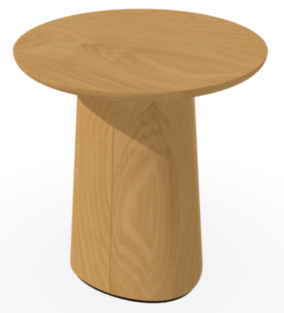 Ton p.o.v. coffee table 473 - Beistelltisch - B116 Honey - B116 Honey - Niedrige Gerundete Kante