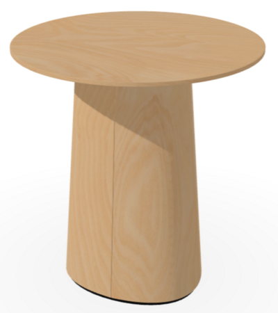 Ton p.o.v. coffee table 473 - Beistelltisch - Natural (Geölt) - Natural (Geölt) - Niedrige Abschrägung