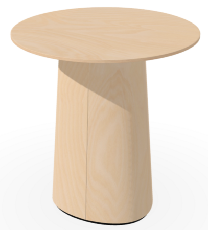 Ton p.o.v. coffee table 473 - Beistelltisch - Natural (Lackiert) - Natural (Lackiert) - Niedrige Abschrägung