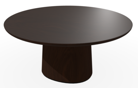 Ton p.o.v. coffee table 474 - Couchtisch - B105 Dark Wenge-B105 Dark Wenge-Niedrige Gerundete Kante