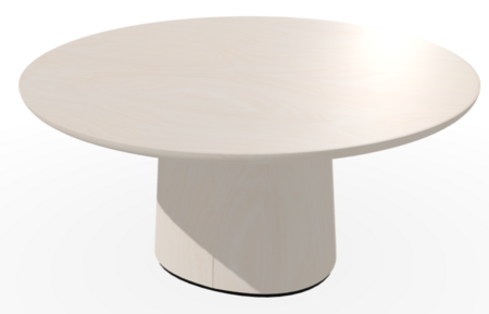 Ton p.o.v. coffee table 474 - Couchtisch - B276 White Powder-B276 White Powder-Niedrige Gerundete Kante