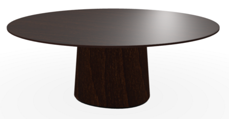 Ton p.o.v. coffee table 474 - Couchtisch - B112 Dark Chocolate-B112 Dark Chocolate-Gerade Kante 110