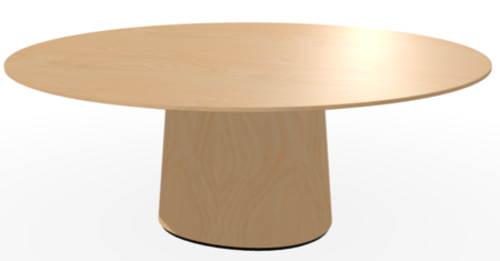 Ton p.o.v. coffee table 474 - Couchtisch - Natural (Geölt)-Natural (Geölt)-Gerade Kante 110
