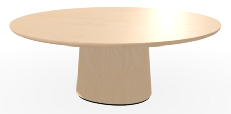 Ton p.o.v. coffee table 474 - Couchtisch - Natural (Lackiert)-Natural (Lackiert)-Niedrige Abschrägung 110