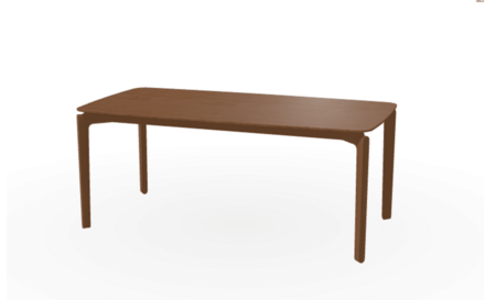 Ton Tisch Leaf 442 -B114 nougat - 94 × 200 cm