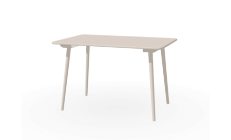 Ton Tisch Ironica - White Powder (B276) - 80 × 80 cm
