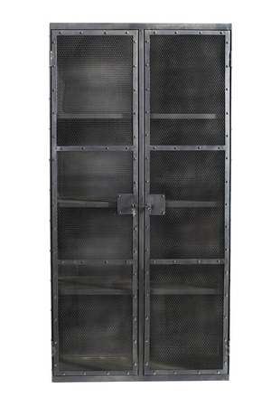 Muubs Iron Cabinet 18 With 2 Grid Doors