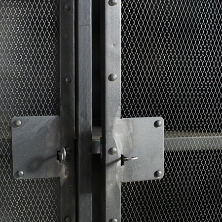 Muubs Iron Cabinet 18 With 2 Grid Doors