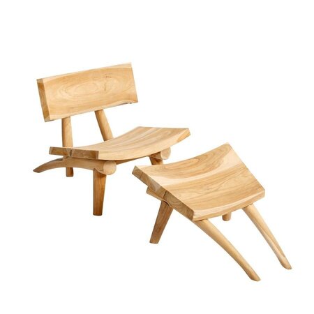 Muubs Chair And Footstool Set Dakota