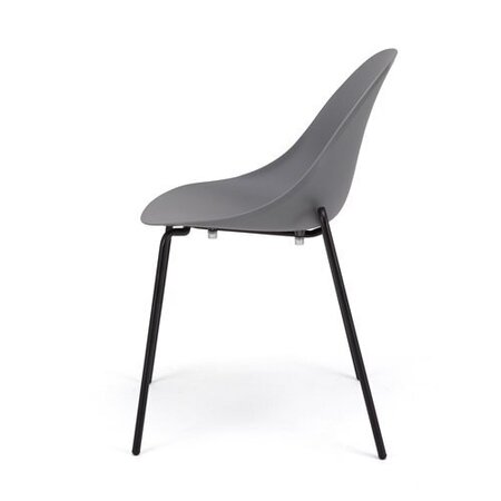 Muubs Dining chair Cocoon -  Anthracite/Black
