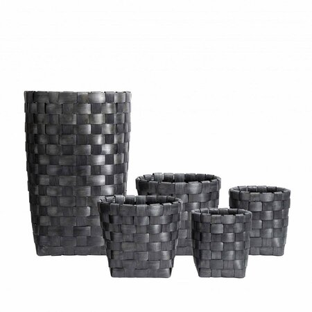 Muubs  Basket Round Repeat S/5 - Black