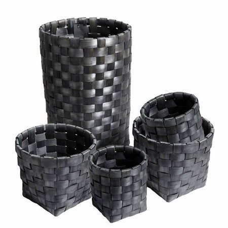 Muubs  Basket Round Repeat S/5 - Black