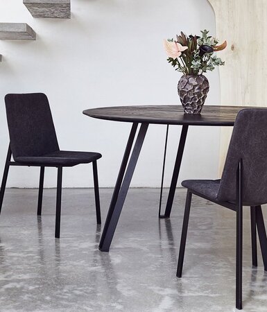 Muubs Dining Table Space Black Ø150