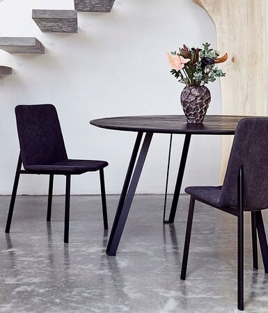 Muubs Dining Chair Chamfer Anthracite