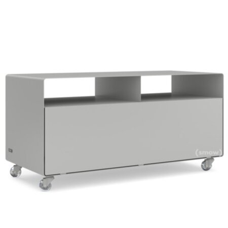 Müller R 108 - Sideboard - Rollen -9006 weissaluminium