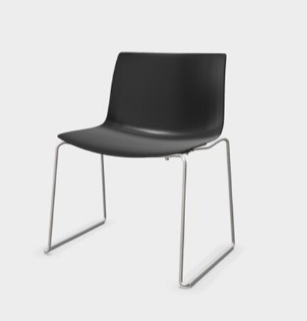 Arper Catifa 53 Stapelstuhl -schwarz