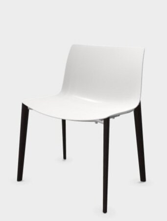 Arper Catifa 53 Stuhl - wenge gebeizt - weiß