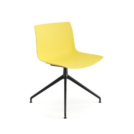 Arper Catifa 53 Drehstuhl -Schwarz lackiert	Yellow