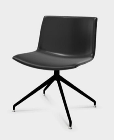 Arper Catifa 53 Drehstuhl-Schwarz-lackiert-schwarz