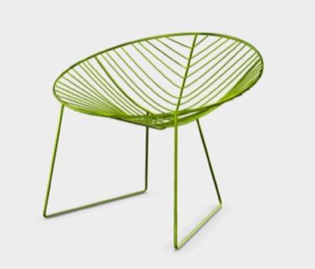 Arper Leaf Loungesessel - kein Kissen - matt grün
