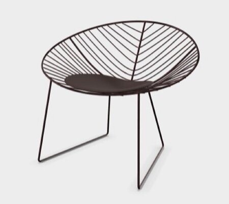 Arper Leaf Loungesessel - Polyurethan - matt mokka