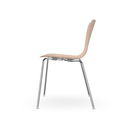 Arper Aava Metallgestell Stuhl-Buche natur