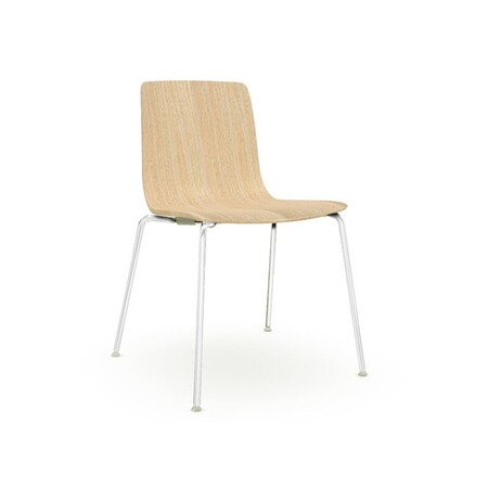 Arper Aava Metallgestell Stuhl-Birke natur