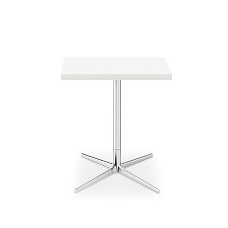 Arper Fred H 74 Beistelltisch/Küchentisch-Aluminium Glänzend