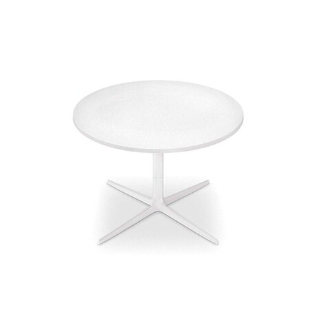 Arper Fred H 50 Runder Couchlltisch-Weiss Lackiert