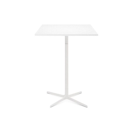 Arper Fred H 105 Stehtisch Quadratisch - Weiss Lackiert