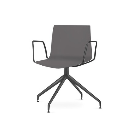 Arper Catifa 46 0368 Drehfussgestell Stuhl-Anthrazit PO112