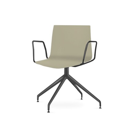 Arper Catifa 46 0368 Drehfussgestell Stuhl-Elfenbein PO113