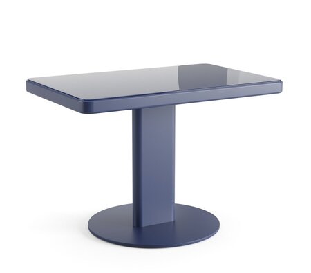 Arper Roopa 7301 - Rechteckiger Beistelltisch - V76 Midnight Blue
