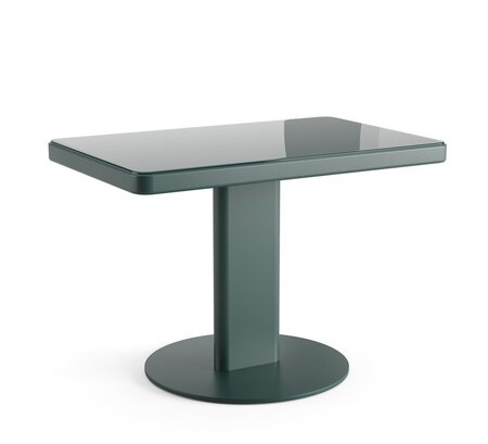 Arper Roopa 7301 - Rechteckiger Beistelltisch - V77 Forest Green