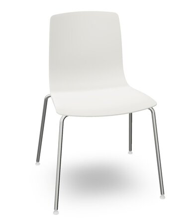 Arper Aava 02 - 7600 - Stuhl - V 68 Weiß matt - PG00011 - Weiss