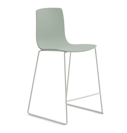 Arper Aava 02 - 7605 - Thekenhocker - V 68 Weiß matt - PG00014 - Blau