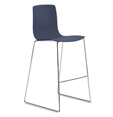 Arper Aava 02 - 7606 - Barhocker - Chrom - PG00014 - Blau