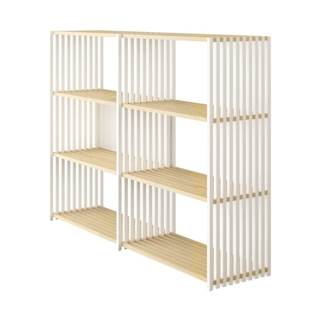 Joval Highboard Rebar 3.3 Eiche Reinweiss