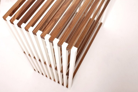 Joval Sideboard Rebar 2.0 Nussbaum Reinweiss