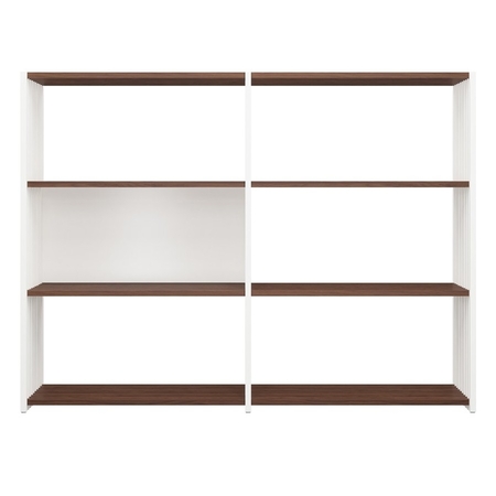 Joval Highboard Rebar 3.3 Nussbaum Reinweiss