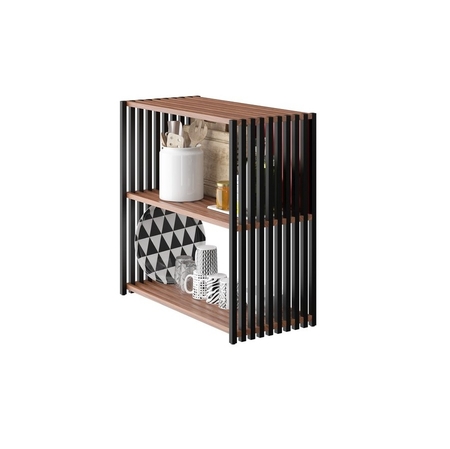 Joval Sideboard Rebar 2.0 Nussbaum Graphitschwarz