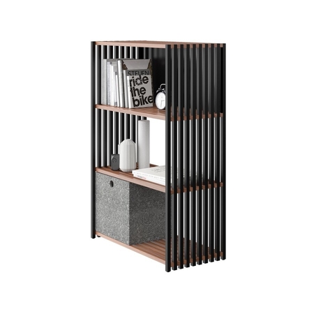 Joval Sideboard Rebar 3.0 Nussbaum Graphitschwarz