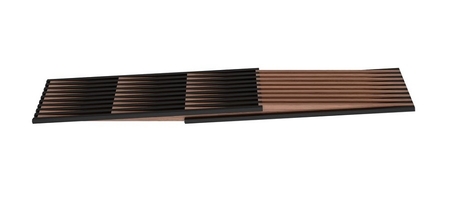 Joval Sideboard Rebar 3.0 Nussbaum Graphitschwarz