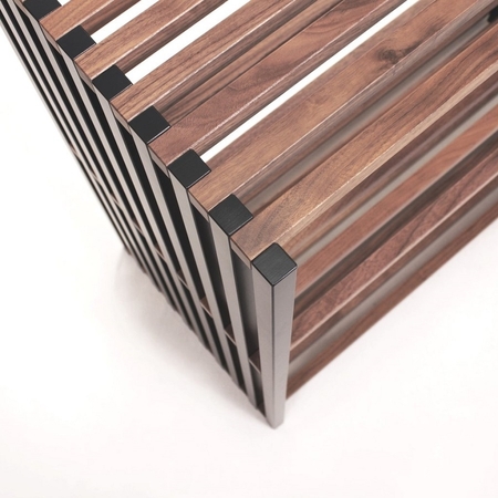 Joval Sideboard Rebar 2.2 Nussbaum Graphitschwarz